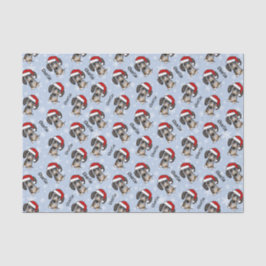 Papel De Seda Dapple Dachshund Navidades Nombre personalizado Pe