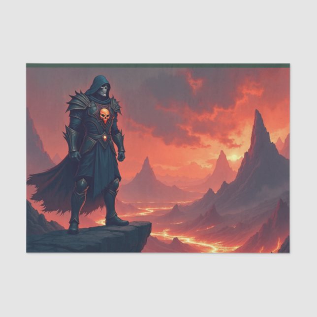 Papel De Seda Dark Knight of Flame (Anverso)