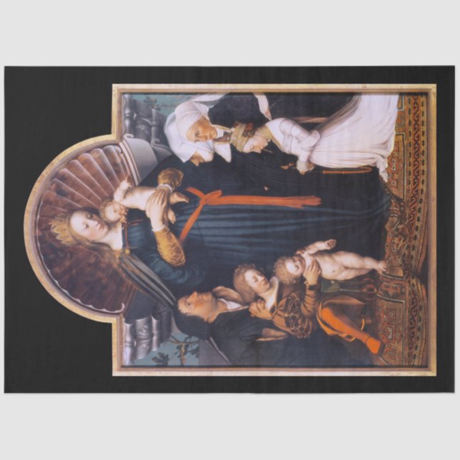 Papel De Seda Darmstadt Madonna, Holbein, el joven (Anverso)