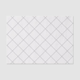 Papel De Seda Dashed Diamond Grid Geometric Soft White