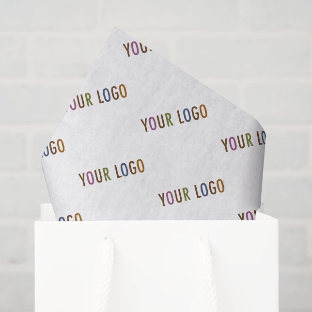 Papel de seda de 10 libras personalizado con logot (Bolsa de regalo)