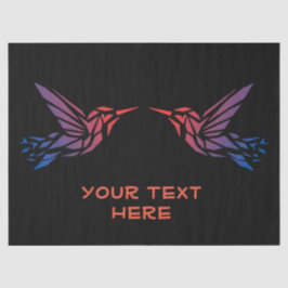 Papel de seda de 18lb Personaliza Tu Texto Aquí