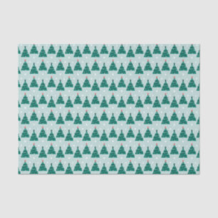 Papel de seda de árbol de Navidad Merry Holly Days