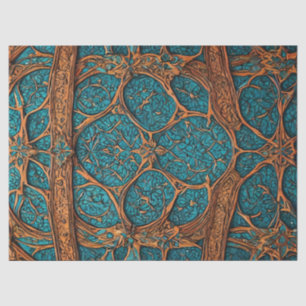 Papel de seda de arte marroquí