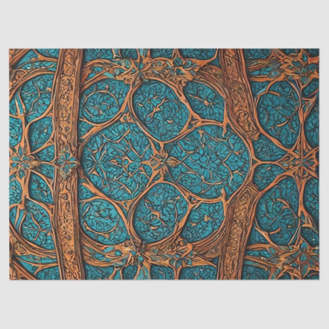 Papel de seda de arte marroquí (Anverso)