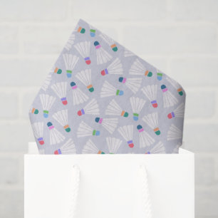 Papel de seda de bádminton, regalo de cumpleaños d