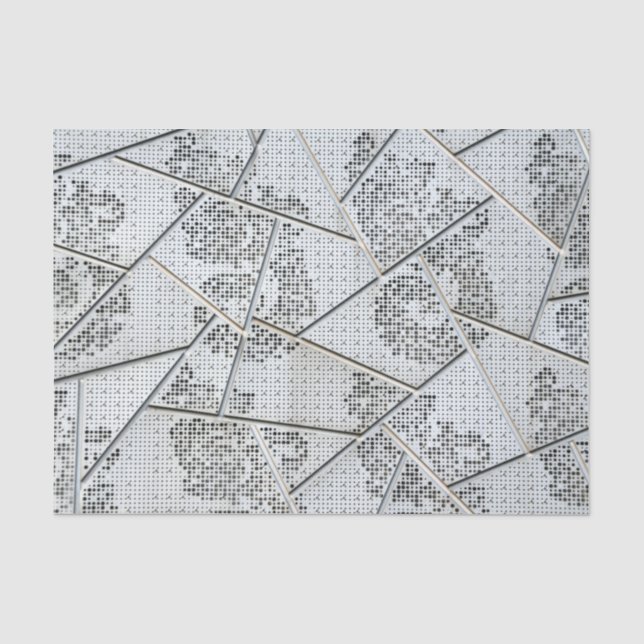 papel de seda de baldosas abstractas (Anverso)
