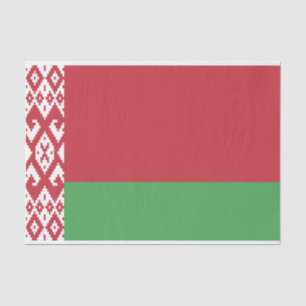 Papel de seda de bandera patriótica bielorrusa