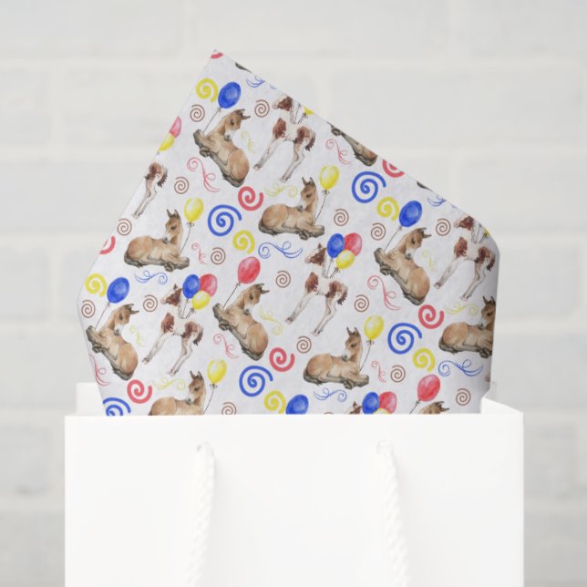 Papel de seda de caballo (Bolsa de regalo)