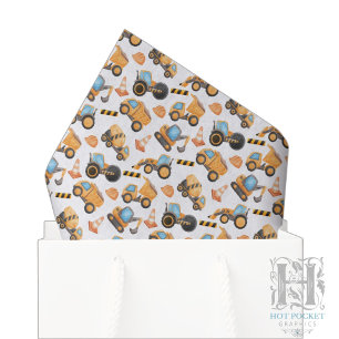 Papel de seda de camión de construcción