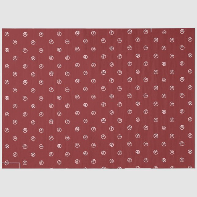 Papel de seda de campana de cascabel vintage- (Anverso)