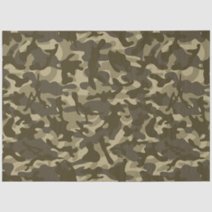 Papel de seda de camuflaje central