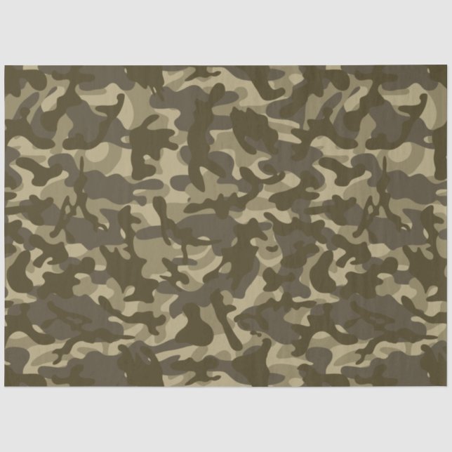 Papel de seda de camuflaje central (Anverso)