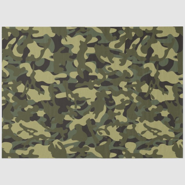 Papel de seda de camuflaje Euro Spring (Anverso)