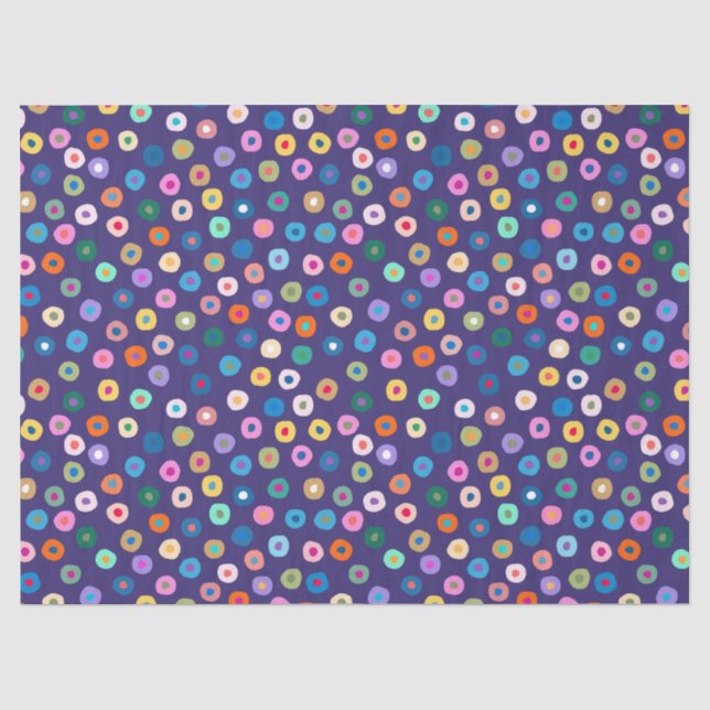 Papel de seda de caramelo púrpura (Anverso)