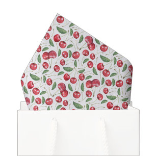 Papel de seda de cerezas