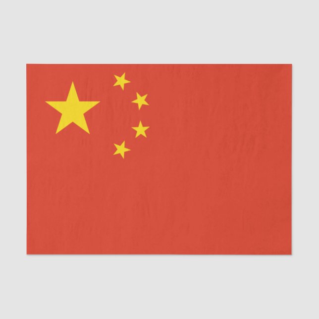 Papel de seda de China, papel de seda de la bander (Anverso)