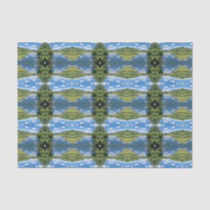 Papel de seda de cielos azules