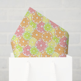 Papel de seda de cítricos, Decoupage de limón nara