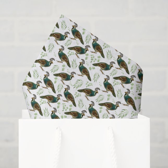 Papel de seda de codorniz (Bolsa de regalo)