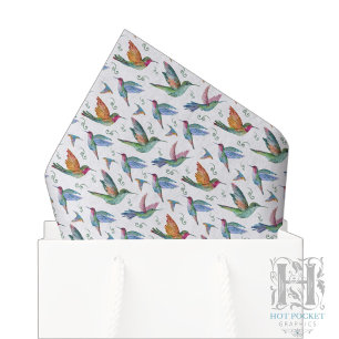 Papel de Seda de Colibríes