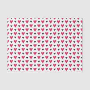 Papel de seda de corazones