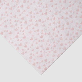 Papel de seda de corazones pastel