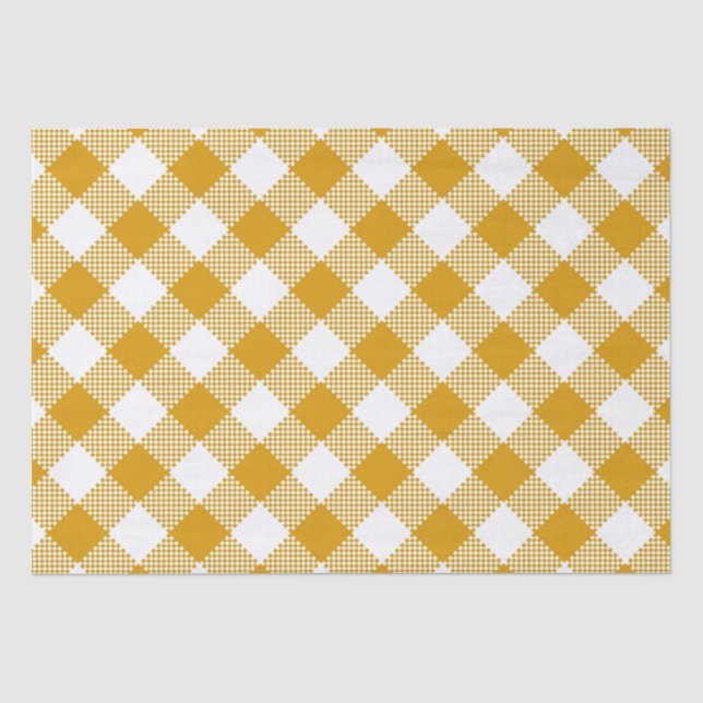 Papel de seda de cuadros otoñales en acuarela (Anverso)