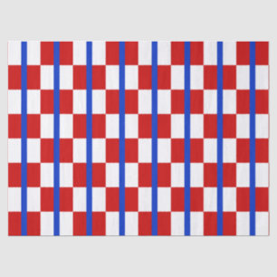 Papel de seda de cuadros patrióticos