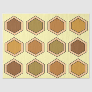 Papel de seda de cumpleaños de panal colorido 