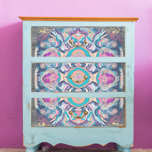Papel de seda de decoupage con patrón pastel moder