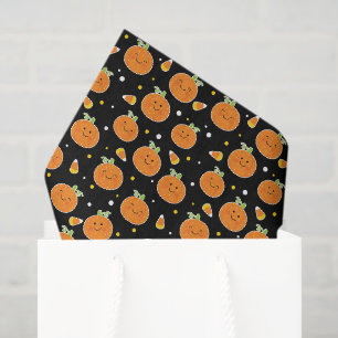 Papel de seda de decoupage de calabaza, Halloween