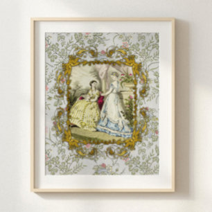 Papel de seda de decoupage de moda francesa vintag