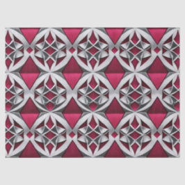 Papel de seda de decoupage geométrico de plata sob
