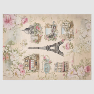 Papel de seda de decoupage Vintage París