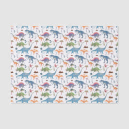 Papel de seda de dinosaurios de Popobell