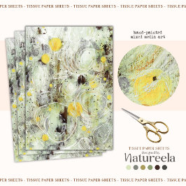 Papel de seda de diseño de textura artística abstr