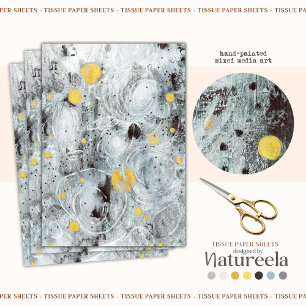 Papel de seda de diseño de textura artística abstr