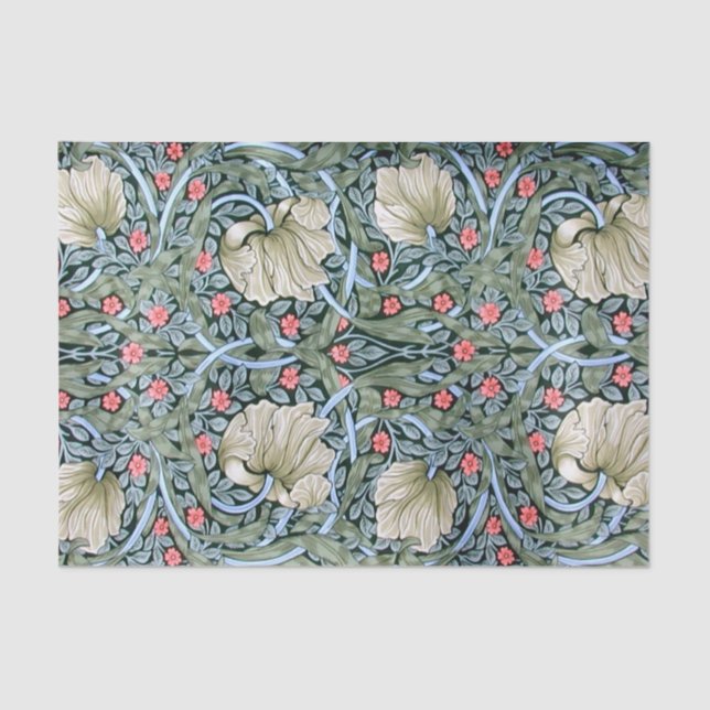 Papel de seda de diseño de William Morris (Anverso)