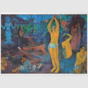Papel De Seda ¿De dónde venimos?, Paul Gauguin