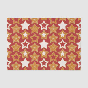 Papel de seda de estrellas de jengibre (Navidad)
