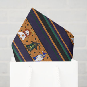 Papel de seda de franja Gnome-o-Ween (Medio)