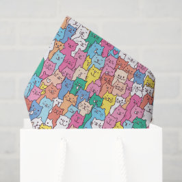 Papel de seda de gato, kit de decoupage de gatito