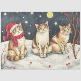 Papel de seda de gato lindo