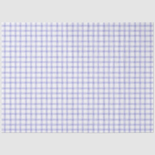 Papel de seda de gingham lavanda Iris 005