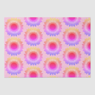 Papel de seda de girasol rosa