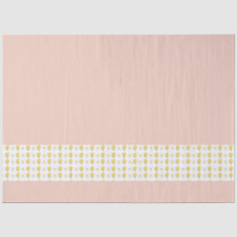 Papel de seda de girasol y margarita