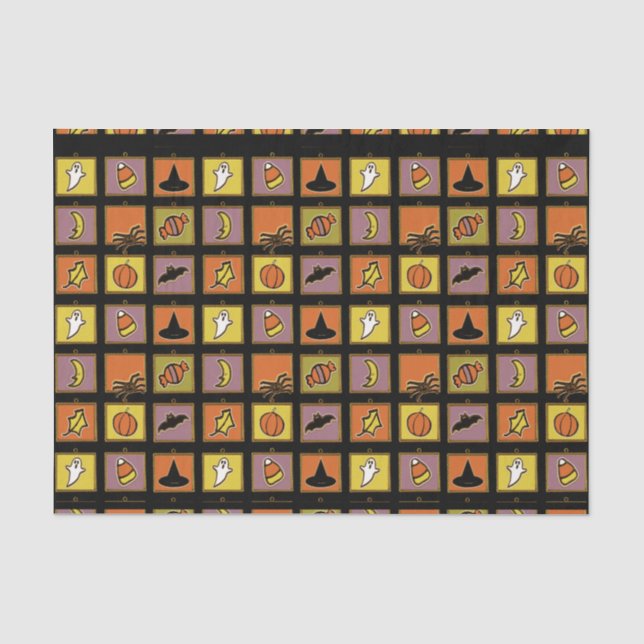Papel de seda de Halloween (Anverso)