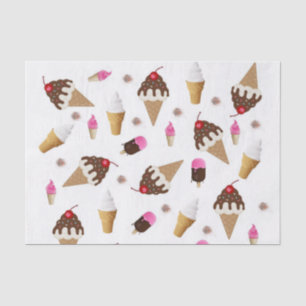 Papel de seda de helado