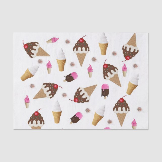 Papel de seda de helado (Anverso)